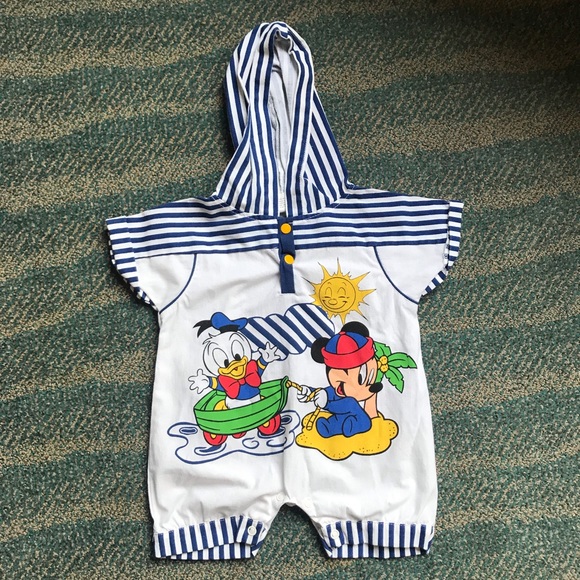 Vintage Other - 6-9 mo vintage Disney graphic daffy Mickey